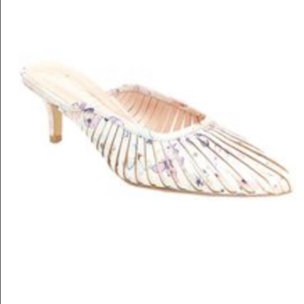Nanette Lepore Floral Mules
